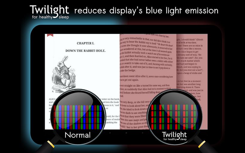 Twilight 🌅 Blue light filter for better sleep reduce emission.JPG