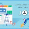Josh - Laravel Admin Template + Front End + CRUD